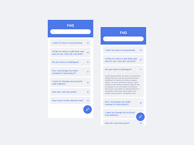 DailyUI 092 | FAQ