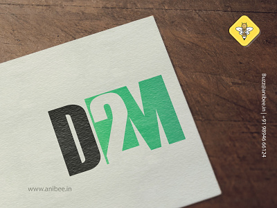 D2M branding colourful creative design illustration logo vector