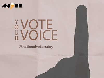 Voters Day 2019 anibee anibeeanimations democracy rights votersday