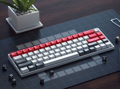 Northwest Airlines Keycaps airline cinema4d desktop keyboard keycaps product