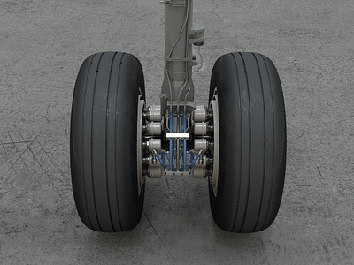 Airbus A320 main landing gear (WIP)