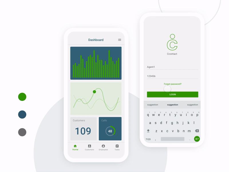 "Ccontact" Lead and Task Management, Communication