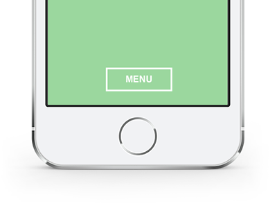 iOS Menu Concept on Codepen