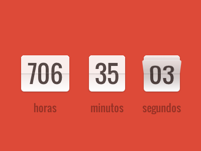 Counting Down, In Spanish count counter down progress