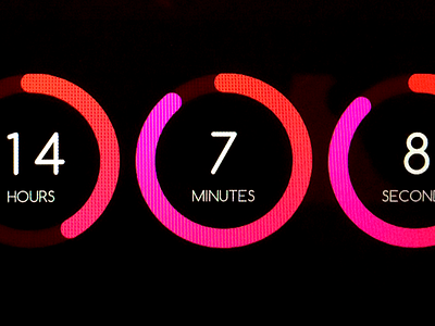 Apple Watch Circular Progress Indicators apple countdown progress watch