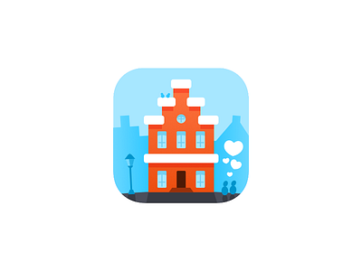 Icon for Real Estate App app home house icon real estate