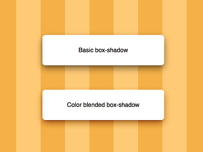 Color blended box-shadow [CodePen/CSS] box shadow css mix blend mode natural saturation shadows