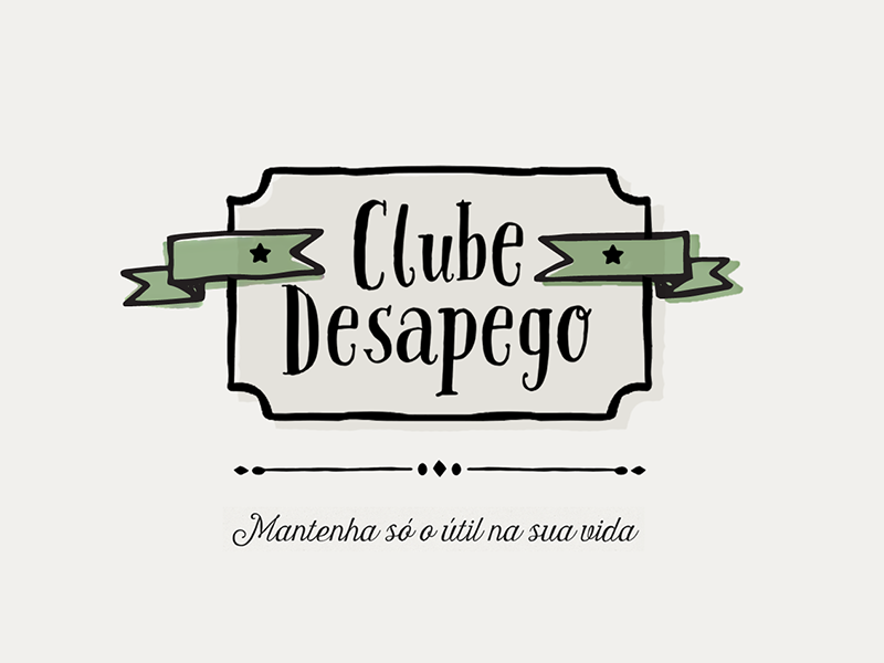 Clube Desapego by Fernanda Serrate on Dribbble