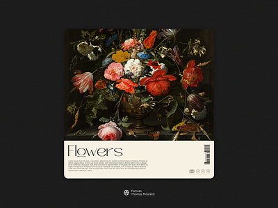 Flowers abstract album album art album cover art cover design illustration music portfolio texture typography