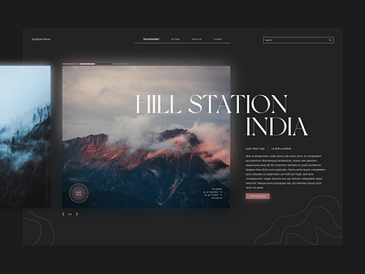 Explore More - Travel Web Design