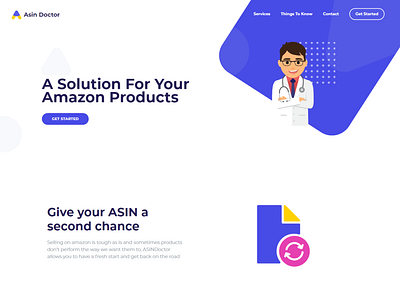 Asin doctor branding character design flat illustration logo minimal ui vector web website