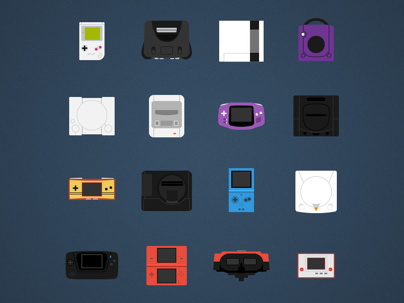 Video Game Consoles Collection by Johan Rosell on Dribbble