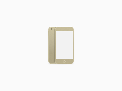 Gold iPhone Icon