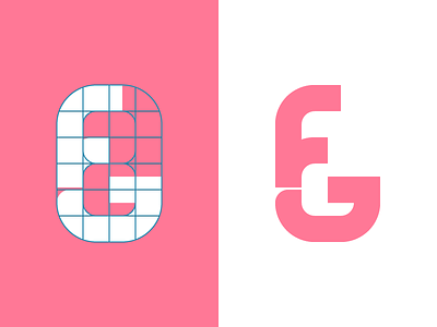 FG Monogram icon logo monogram personal logo