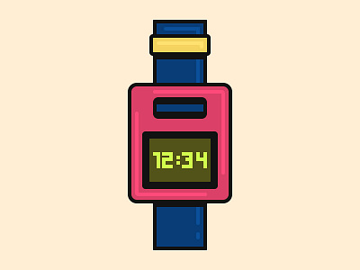 Retro Wristwatch digital watch retro time watch wristwatch