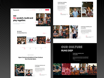 Our Culture Landing Page