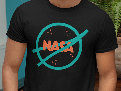 NASA Redesign Logo Merch Design