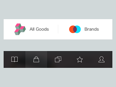 icons and tab bar bar clean ecommerce flat icons ios ui