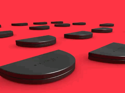 Compact Powder Ad 3d advertising animation design