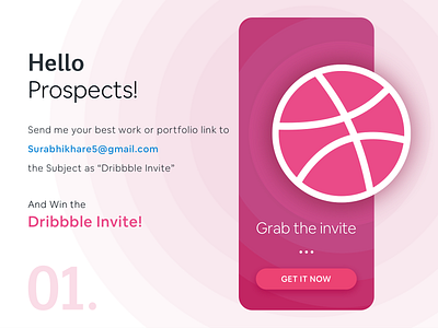 Dribbble Invite to Give Away