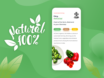 Organic Food App ☘