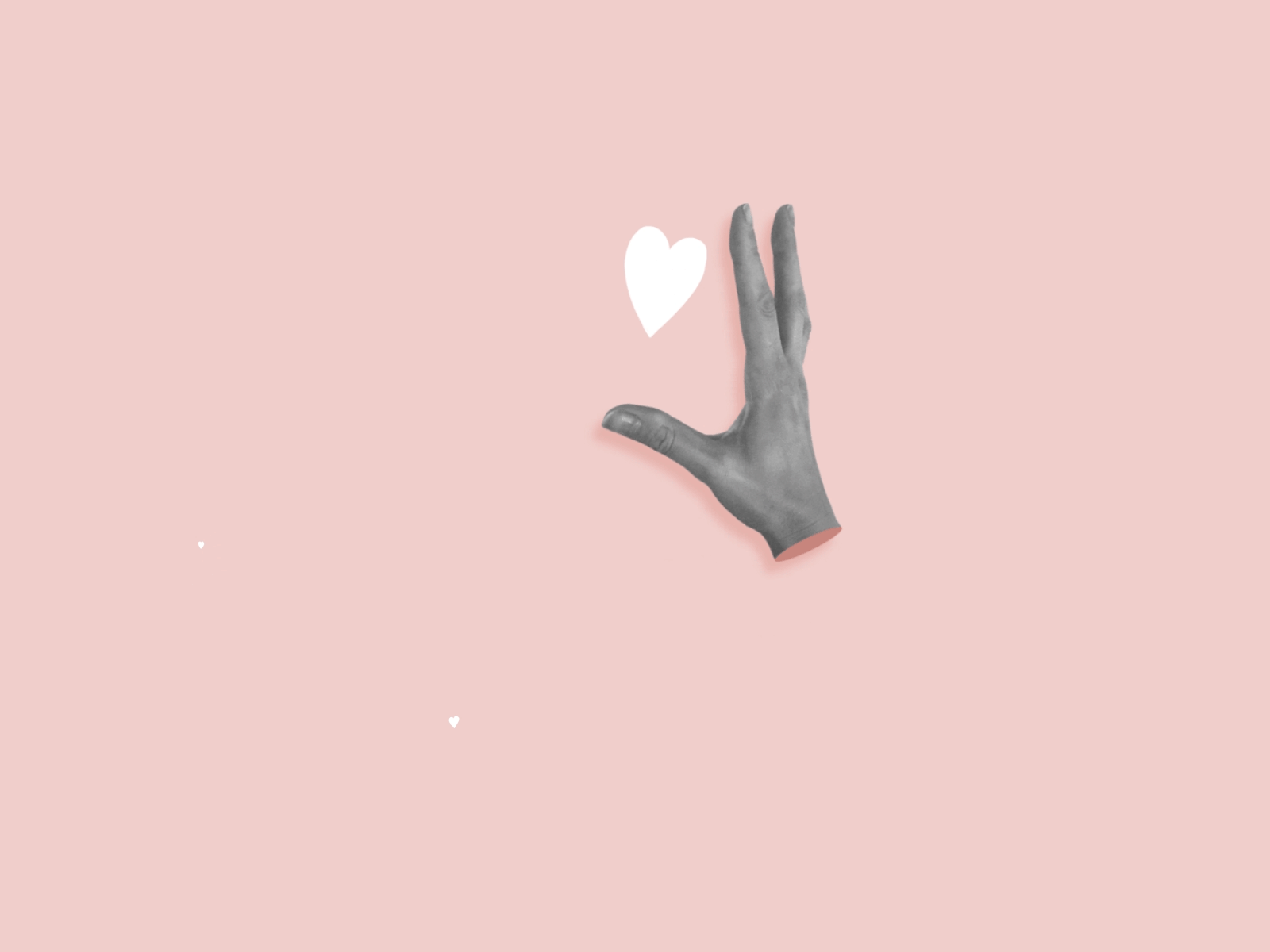 Catching the Feels after effects animation collage hand hearts loop looping mixed media motion collage motion graphics photoshop pink repeat roughanimator valentines valentines day