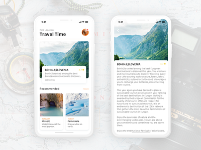 Travel App app design ui ux