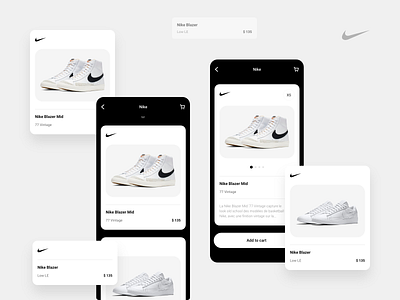 Nike Concept | Product Card App