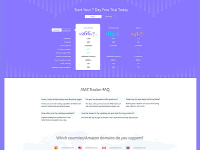 AMZ Tracker WEB3.0.0的 改版设计 app app design design ui uiux 界面设计