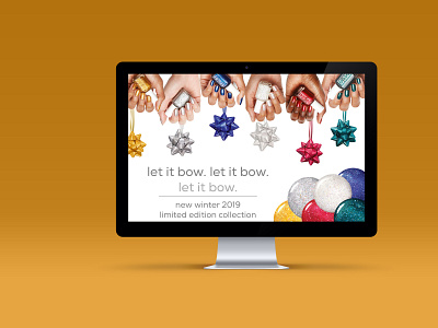 Advertisement Essie branding design designer desktop essie indesign vector
