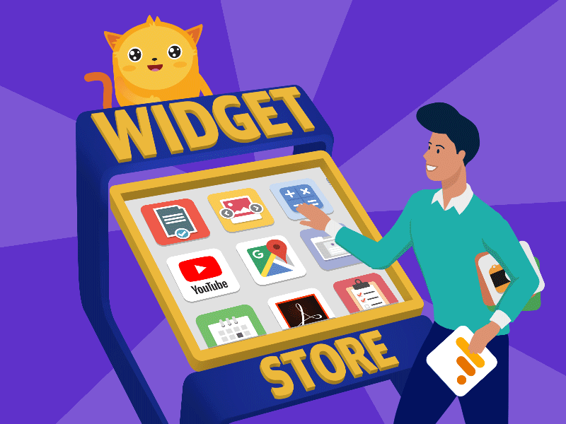 Widget Store animation 2d animation animation onboarding