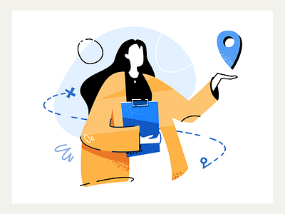 AAIDE — Illustrations for a lawyer landing blue draw illustration it lawyer people team ui vector web design work yellow