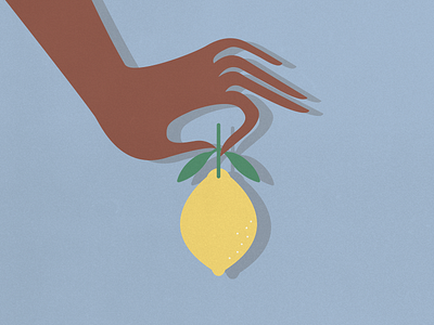 lemon art flat illustration food fruit fruits illustration lemon
