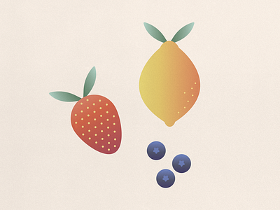 fruits blueberry flat illustration food food illustration fruit fruit illustration fruits illustration lemon strawberry