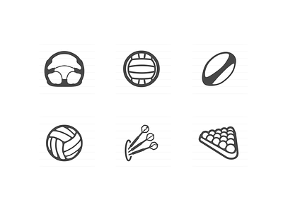 Sports Icons 2 basebal basketball boxing cricket football icon icons rugby sport sports