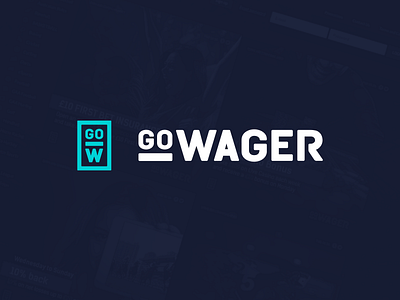 GoWager 2019 branding casino design interface social media sportsbook ui webdesign