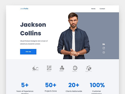 Portfolio website app appdesign design landing page portfolio ui uidesign uiux uiuxdesign ux uxdesign