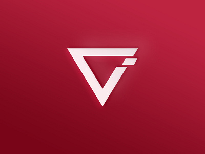 Red branding design logo wall decal
