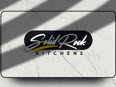 Solid rock logo brand design logo