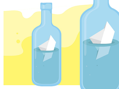 Bottle bottle fun illustration