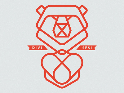 Two Six logo (divi seši) 05 bear fun logo twosix