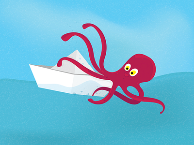 Octopus fun illustration octopus