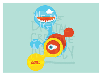 Click, click...boom! click colors fun illustrator