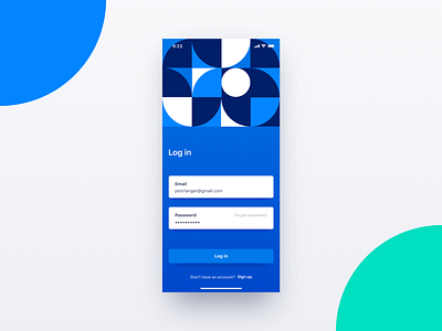 Login app dailyui design field form login ui uxd