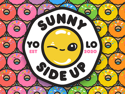 sunny side up donuts sunnysideup vector yogicats