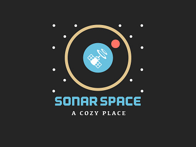 Logo for a chat app sonarspace