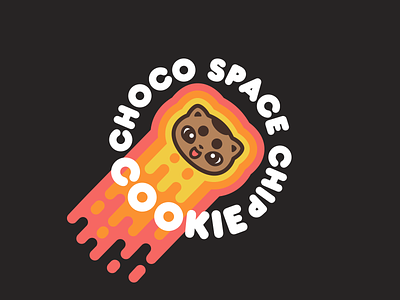 Space chip cookie cat catillustration comet spacechipcookie spacecookie vector yogicats