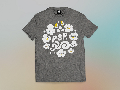 Popcorn tee popcorn print tee