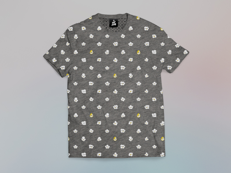 Popcorn tee by Linda Leow on Dribbble