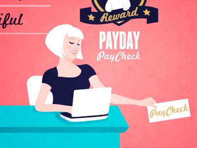 Payday girl payday vector